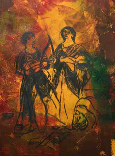 Saints Justina and Rufina after Goya