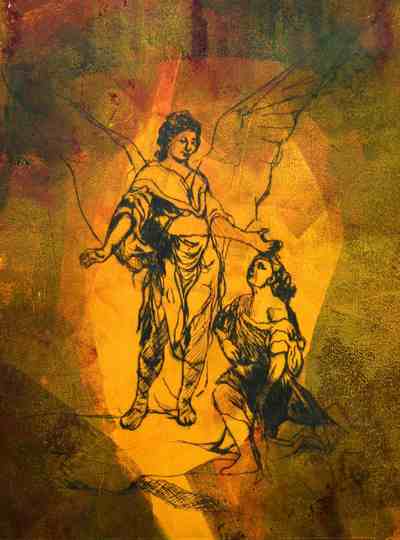 Tobias and the Angel after Goya
