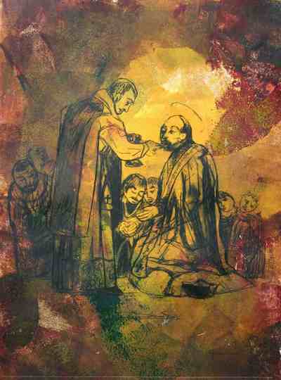 The Last Communion of St Joseph after Goya